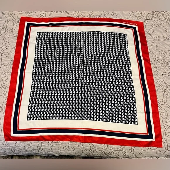 Vintage ROYAL VIKING LINE 1970s Scarf. Cruise ship transportation Collection - Picture 2 of 3